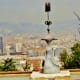 View of Barcelona below from atop Montjuic & the Miró Foundation.