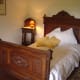 The rooms are furnished with French antiques