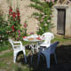 Breakfast in the courtyard