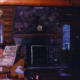 Inside the Stuga...George and Minn's cabin.