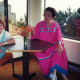 Enjoying leisure time in our motel suite in Lincoln City.