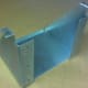 Sheet metal CNC bending, mild steel bracket zinc plated