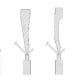 A range of CNC press brake tooling showing top and bottom tooling