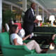 People relaxing in one of the public rooms