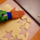 Use cookie cutters to cut out special shapes.