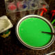 Add yogurt into mixture and stir until absorbed.