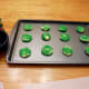 Our other cookies simply dipped in green sugar sprinkles.
