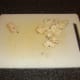 Crumbled Stilton for cheese sauce