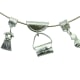 Two styles and sizes of sliding converter beads let you wear charms on any type of chain, ribbon, rope or cord.