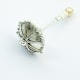 Here's a close-up of one of the marvelous parasol charms. This one has a "beaded" edge and a pearl handle.