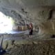 On the cave beach!