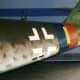 The rear fuselage of the Me-262.