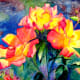 Tea Roses original. Disastrous background.
