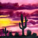 Sunset painting