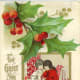 New Year Cards: Holly and children