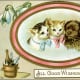 New Year Cards: Cats and dog