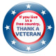 Veterans Day clip art "If you live in a free country, thank a veteran"