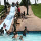 The water slide, source of so much fun