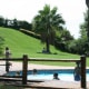 The park is characterised in summer, at least, by wonderful green grass on attractive sloping grounds