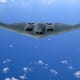B-2--max bomb payload, 50,000 lbs. Last production 1997. Image courtesy Wikipedia.