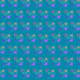 Small starburst scrapbook paper design -- teal background