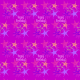 Starburst and "Happy Birthday" scrapbook paper design -- purple background