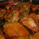 Shoyu Chicken (evolved from Japanese teriyaki using Hawaii Aloha soy sauce)