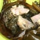 Lau Lau (pork, butter fish and taro leaves)
