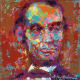 Abe Lincoln artistic drawing