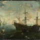 "The Spanish Armada by the English Coasts" - Cornelis Claesz van Wieringen (1625)