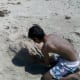 My Cambodian son at the beach.