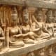 Hand Carved Apsara Srey in the Temples at Angkor Wat Cambodia Srok Khmer