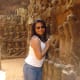 My Wife In a Temple at Angkor Wat Cambodia Srok Khmer