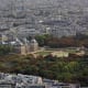 View from Montparnasse. This image eastnortheast includes the Palais and Jardin du Luxembourg in the centre, and Notre Dame at the top