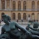 La Saone; a 17th century statue by Jean Baptiste Tuby with Versailles beyond