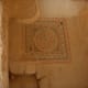 Mosaic floor in the bathhouse in a palace at Masada.