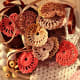 BULLION STITCH HEARTSby Elena Fedotova