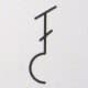 Raised double back pattern symbol