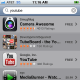 Tap the "YouTube" app developed by Google, Inc. in the list of search results.