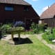 Raised veg bed made with decking