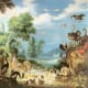 Landscape with Birds, showing a Dodo in the lower right, by Roelant Savery, 1628