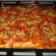 Voila! The fresh baked Filipino Style Hotdog and Beef Loaf pizza. Ready to be eaten.
