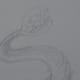 I drew a weird looking mouth on the end of the tail...looks kind of cool!