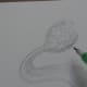 Some more pencil shading around the teeth.