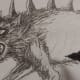 Ink more fur around the top half of the Demon Dogs body.