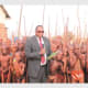 Modern Pedi boys attending initiation school, South Africa