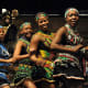 Tswana dancers attending a cultural event