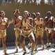Tswana people wearing traditional clothes