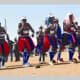 Pedi men at a cultural event, South Africa