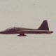 A T-38 in flight over Andrews AFB, MD, during its Joint Service Open House.
